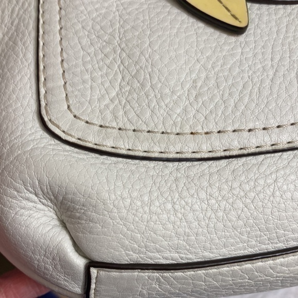 Coach white leather mini bag - Picture 6 of 12